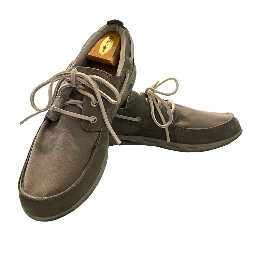 Columbia Performance Fishing Gear Men's Boat Shoes Grey Size 12 YM0717-049